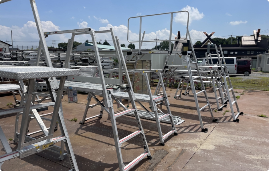 工事関連資機材のレンタル及び販売